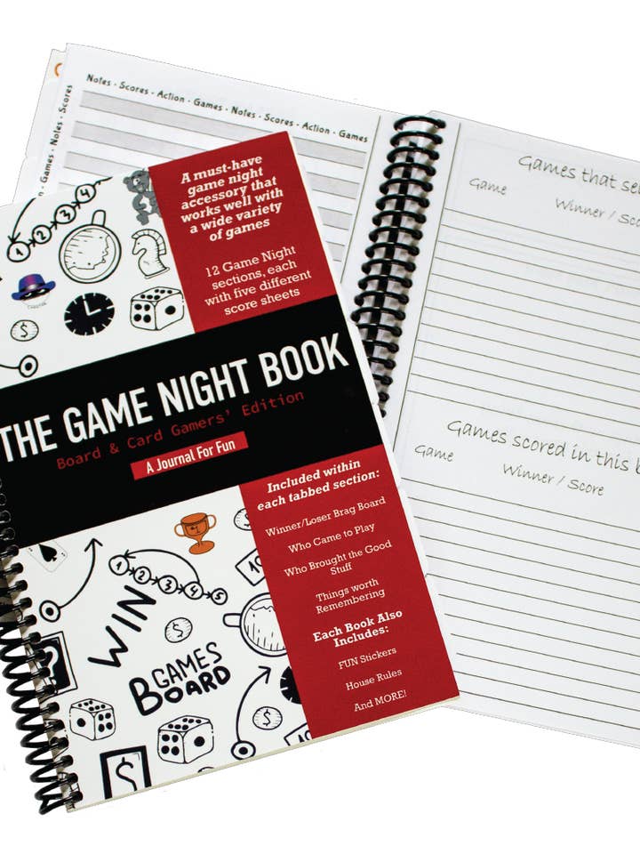 The Game Night Book - Third Edition & Free display box for wholesale by The Game Night Book
