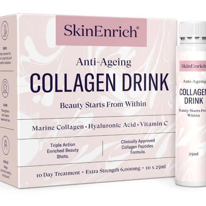 Skin Enrich Ltd - Wholesale Oral Supplement/Vitamin - Anti-Ageing Collagen Drink 10 x 25ml