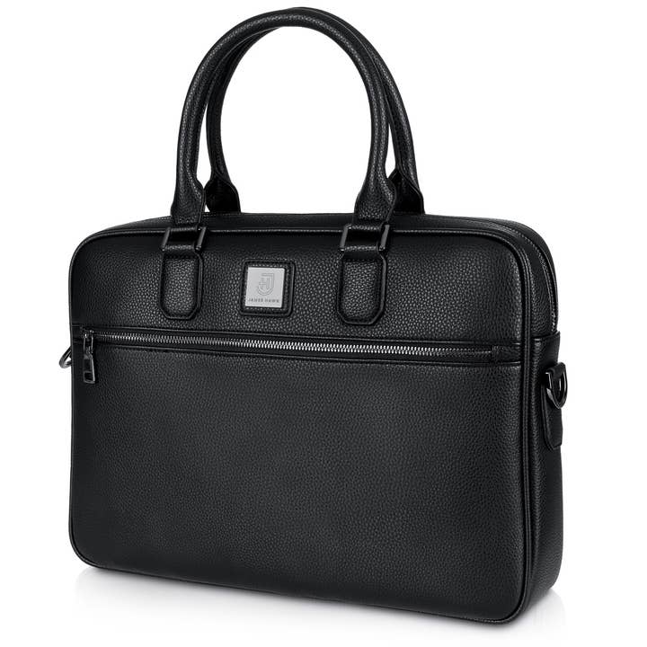 Briefcase Laptop Bag with RFID Protection & Shoulder Strap for wholesale by James Hawk