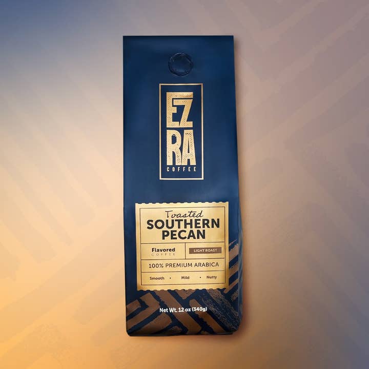 Toasted Southern Pecan- Light Roast for wholesale by Ezra Coffee Company