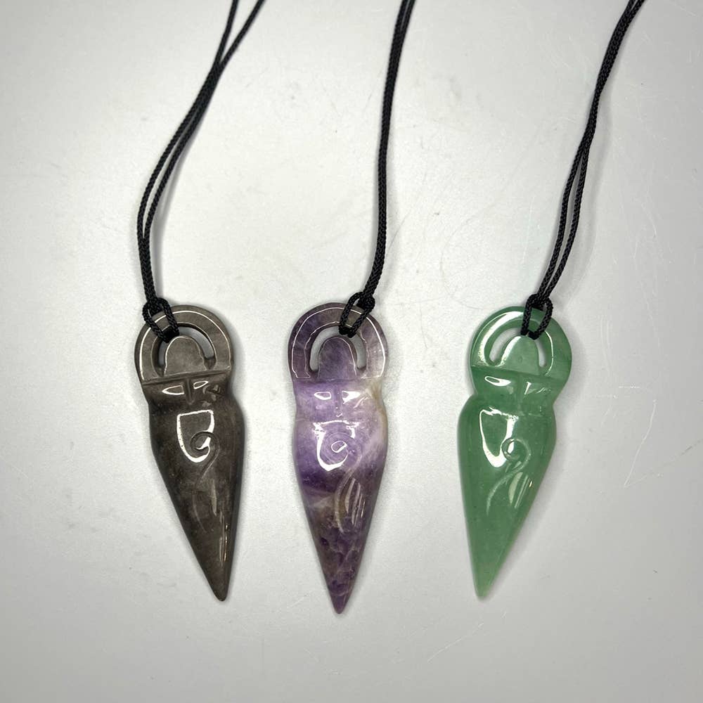 VIE – Engroshandel Halskæde med vedhæng – Vedhæng af Moder Jord-gudinde, 8x3 cm15