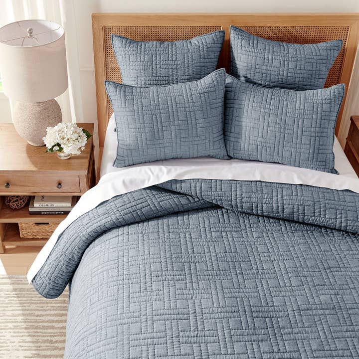 Levtex Home - Wholesale Bedding Set - Melange Stitch Quilt Set15