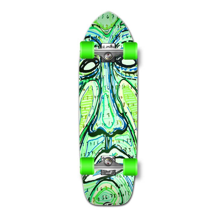 Yocaher Old School Complete Longboard - Countdown for wholesale by Yocaher Skateboards