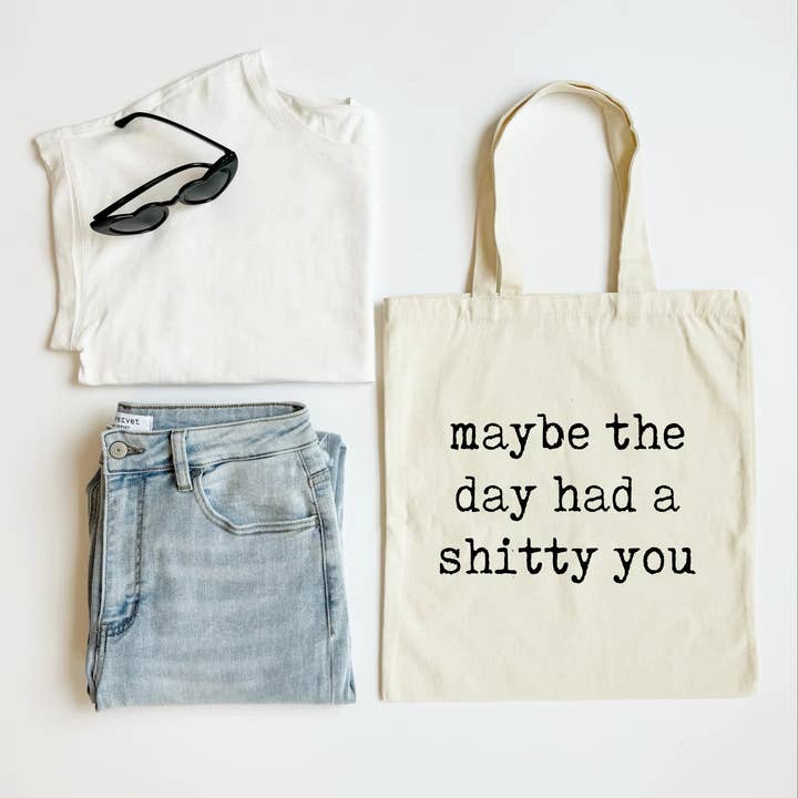 Sac Cabas Drôle – Peut-être que la Journée a eu un Sale Toi pour la vente par Mugsby