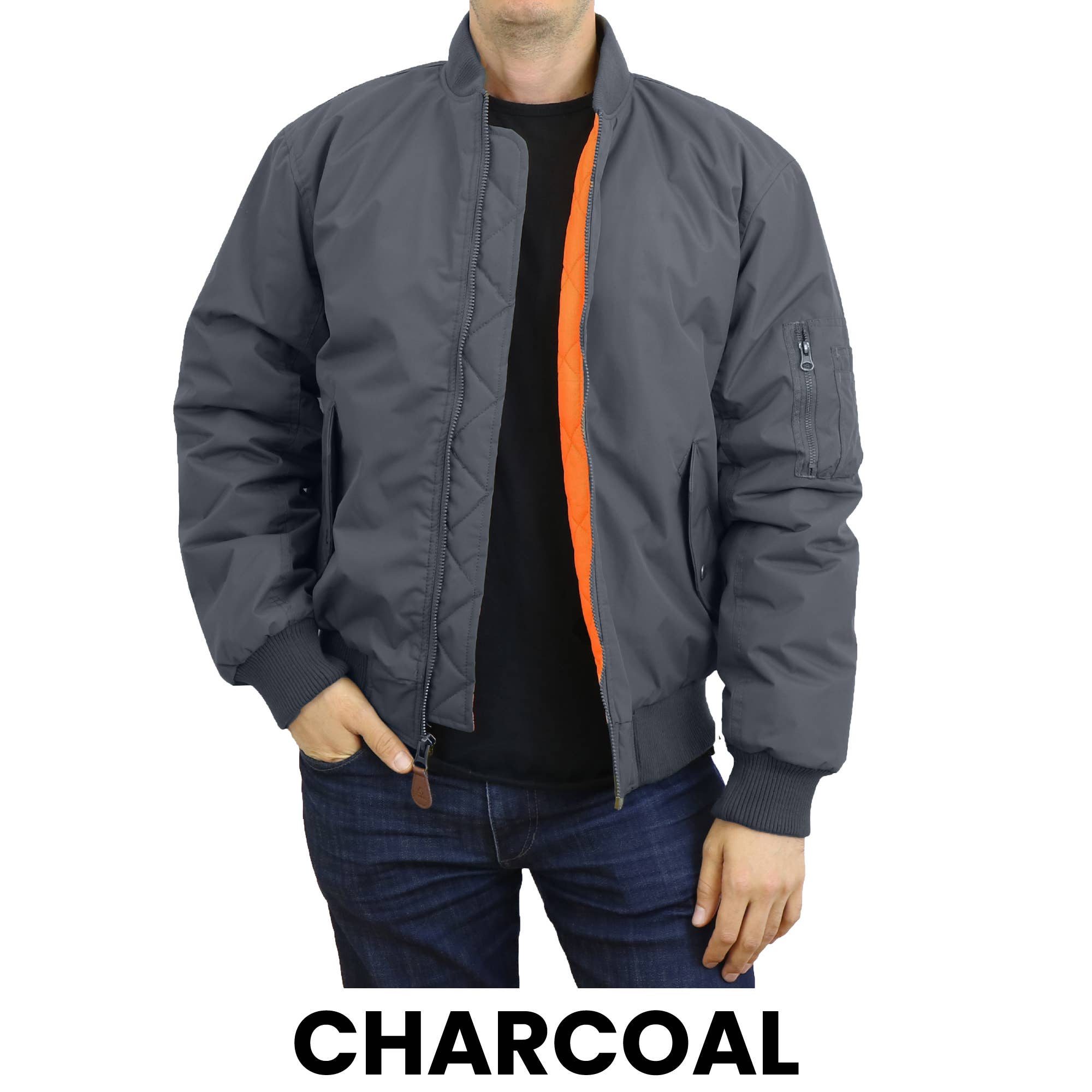 Galaxy By Harvic - Vente Bombers – homme - Blouson Bombardier MA-1 Homme Lourd Galaxy By Harvic11