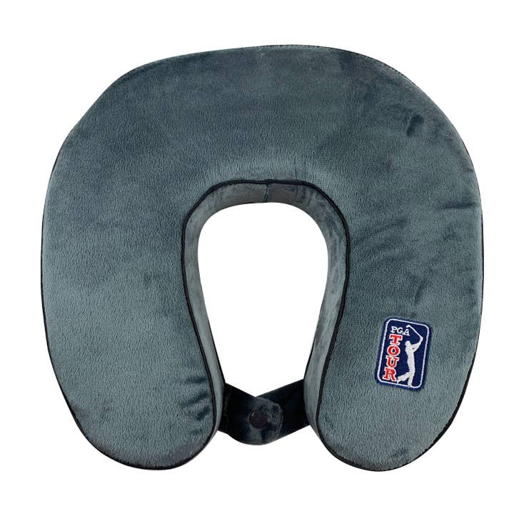 PGA Logo Memory Foam Neck Pillow for wholesale by Wolf Essentials