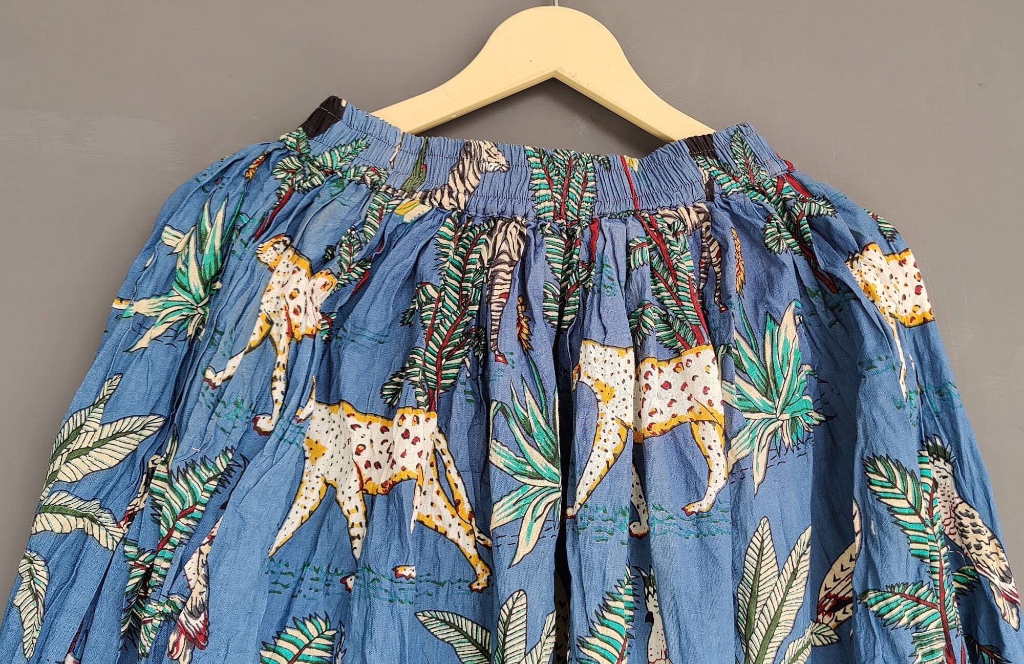 Bhawana Handicrafts - Wholesale Skirt - Women's - Indian Cotton Block Print Handmade Bohemian Floral Skirt2