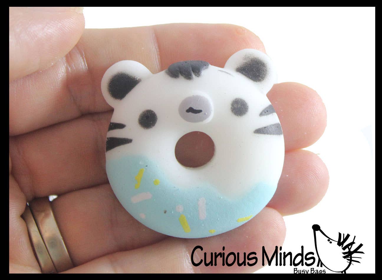 Curious Minds Toys - Wholesale Fidget Toy - Kids - 1 Donut Animal Food Mochi Squishy - Kawaii -  Cute Indiv10