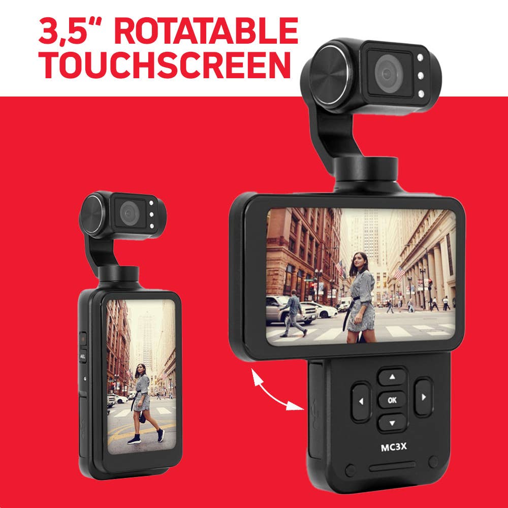GT COMPANY - Wholesale Small/Handheld Appliance - AGFA Photo Gimbal Realimove MC3X - 3-Axis Stabilizer Camera2