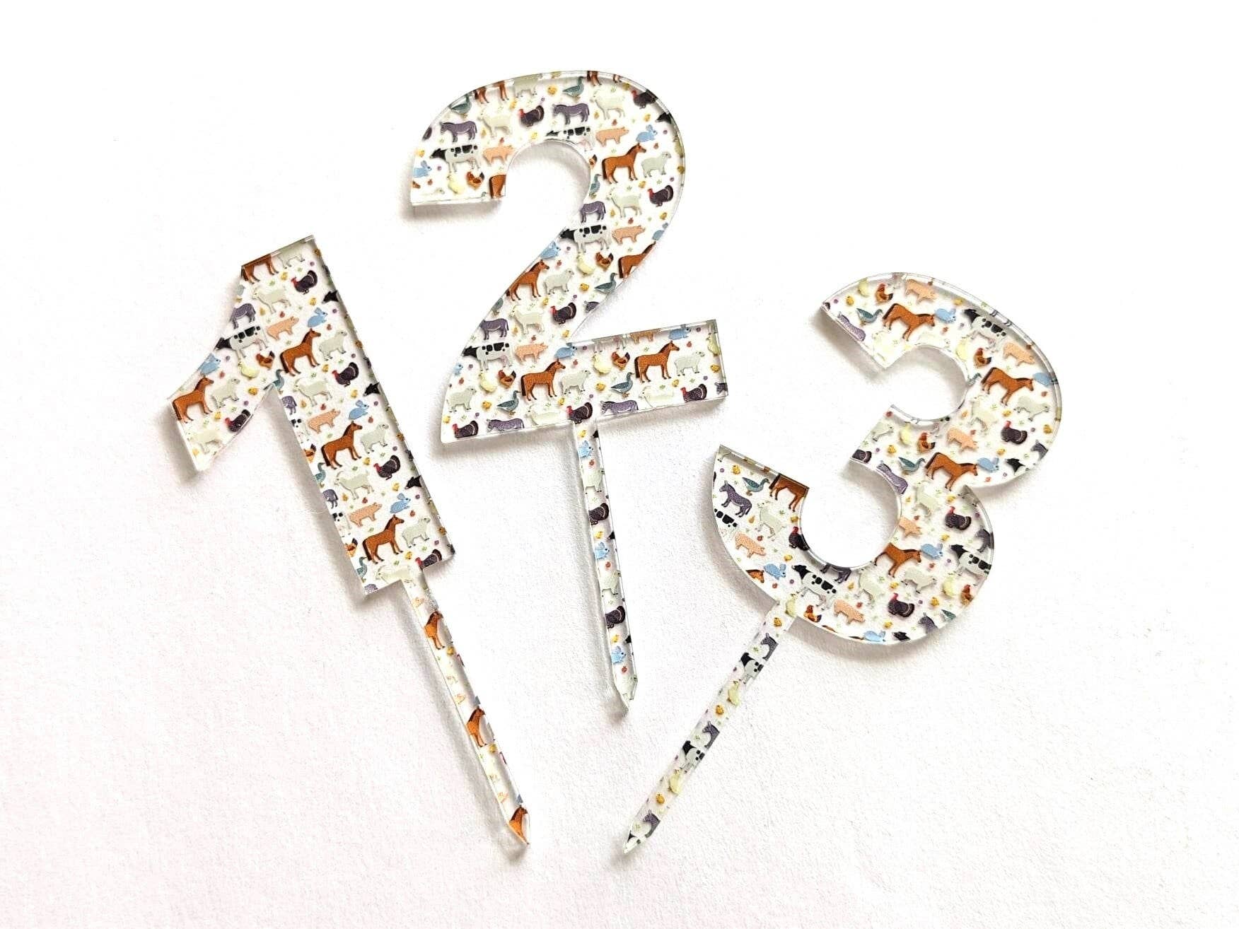 Park Ln Studios - Wholesale Cake/Cupcake Topper - Farm Animal Fun Cake Topper2