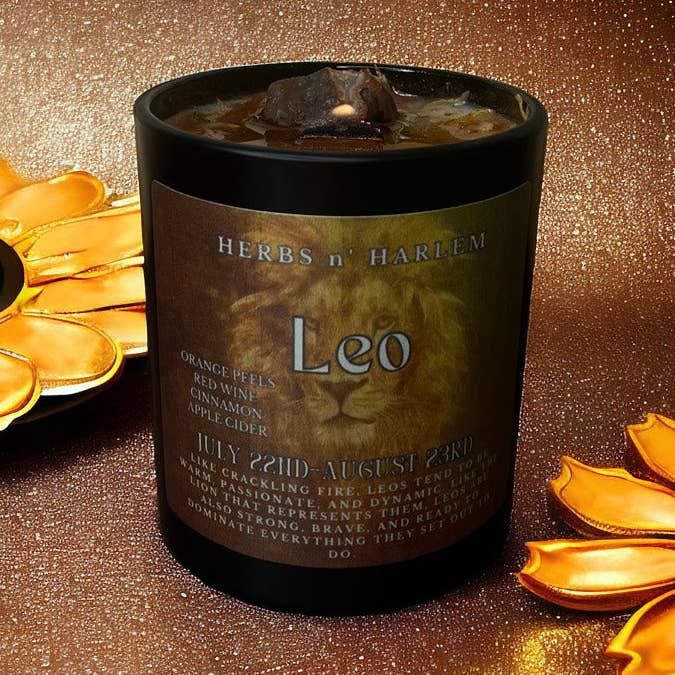CANDELA ZODIACO LEO per la vendita all'ingrosso da parte di Herbs n’ Harlem