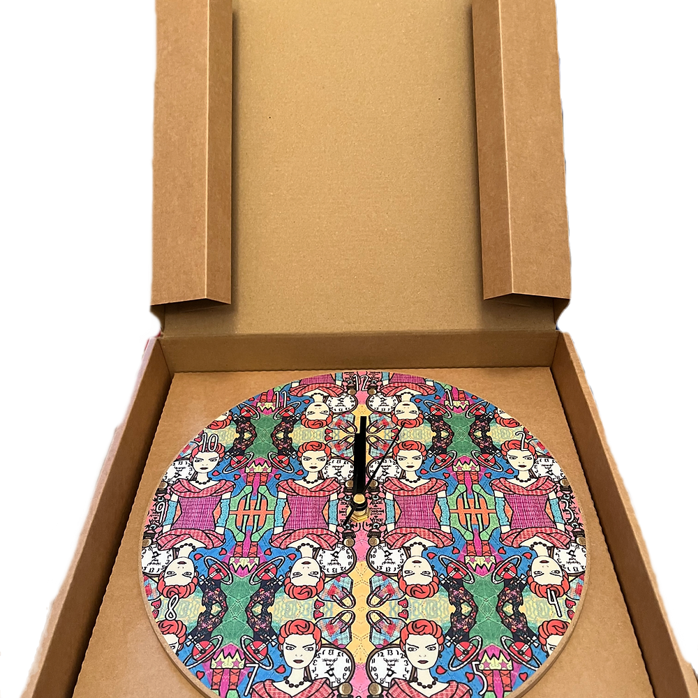 FunkyAdi - Wholesale Wall Clock - Printed Wooden Clocks15