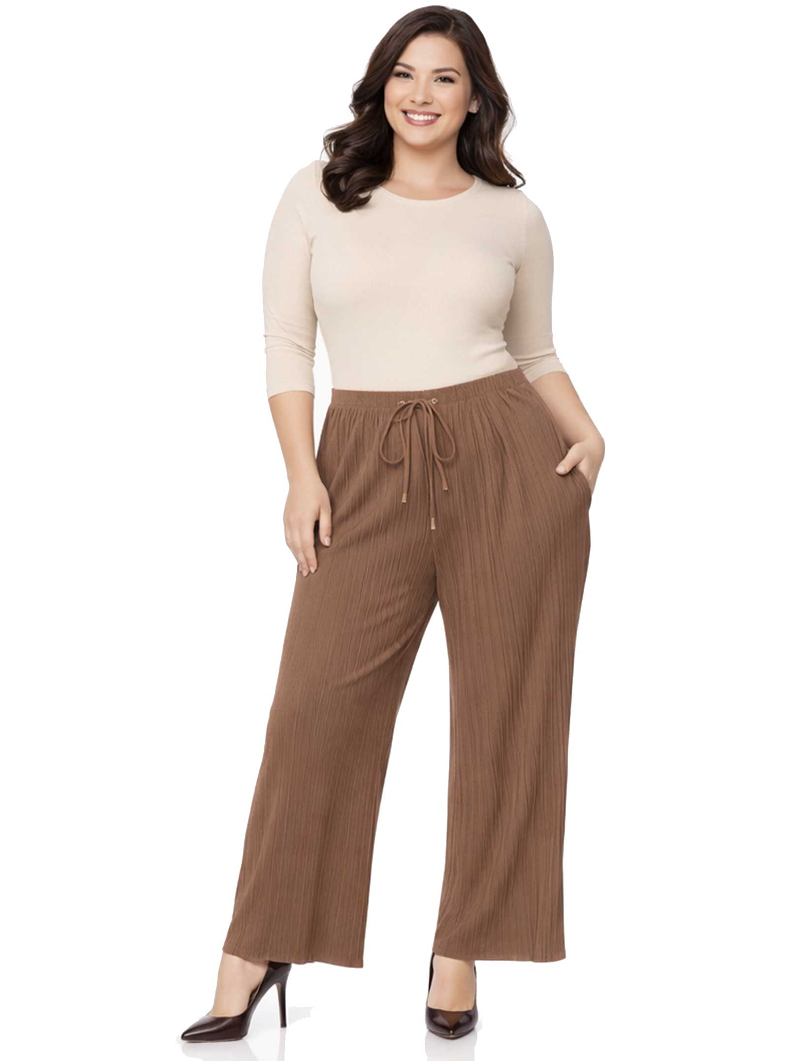 The Magic Scarf Company - Wholesale Pants - Women's - 902T - Pleated (No Hem) Twill Pants15