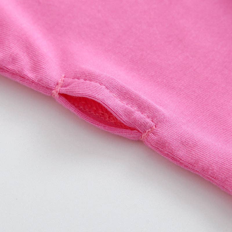 Luxie Charm - Wholesale Bodysuit (Footed) - Baby - Perfectly Pink Ruffled Romper NICU Going Home Outfit4