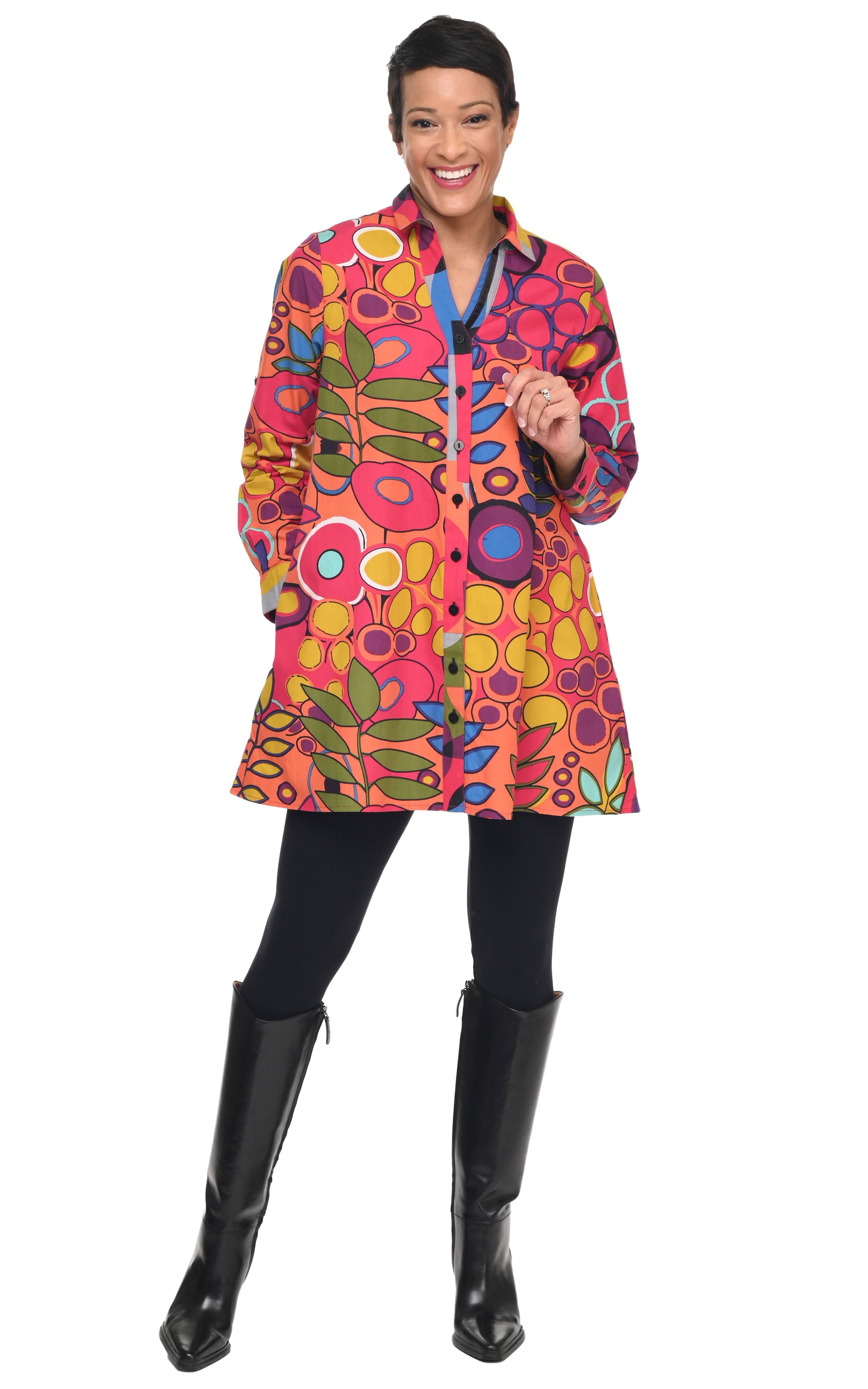 Tulip Clothing – Großhandel Tunika – Damen – CV1218 Rachel Bluse in Galapagos*3