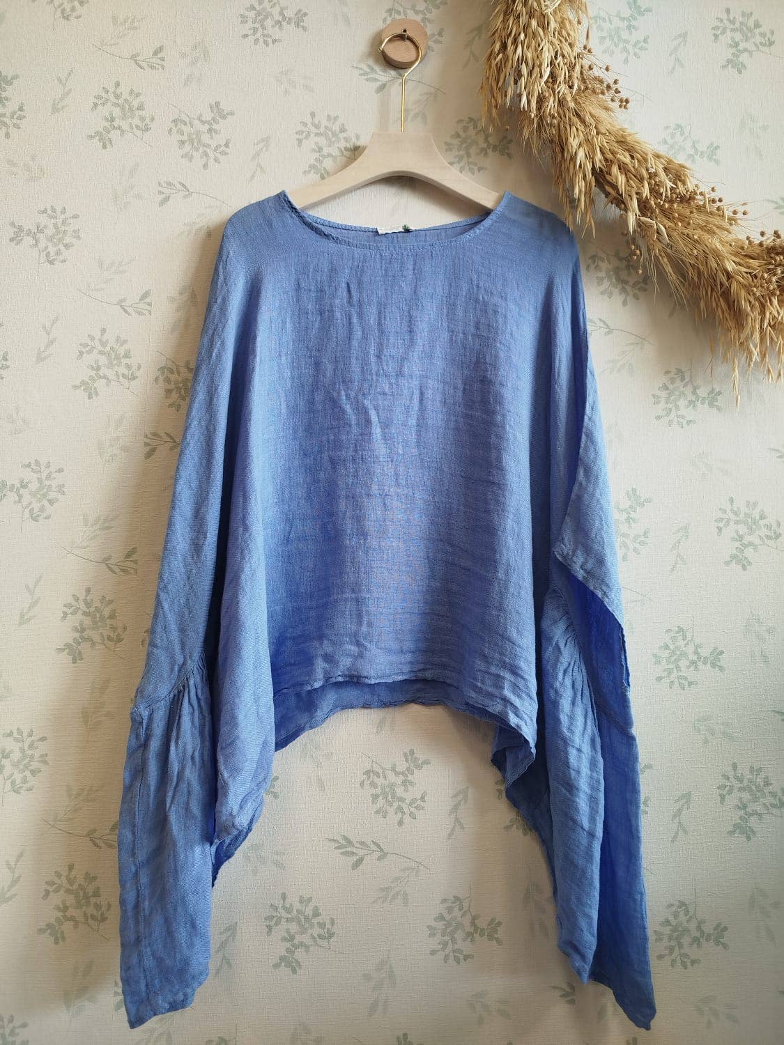 Linos y Textiles – Großhandel Bluse – Damen – REF:11138 Bluse 100% Leinen0