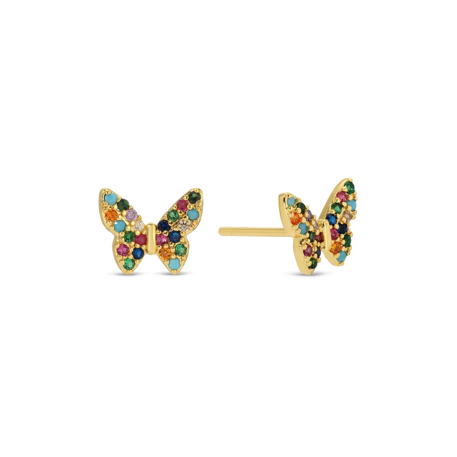 Splendid Iris - Wholesale Jewelry Set - Butterfly Velvet Stud Gift Set5