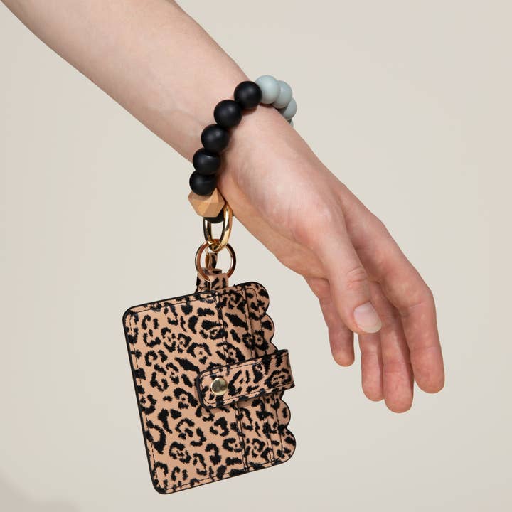 Sparkle Being - Wholesale Wristlet - Silicone Wristlet Wallet Keychain - Cute Card Holder (Jane)6