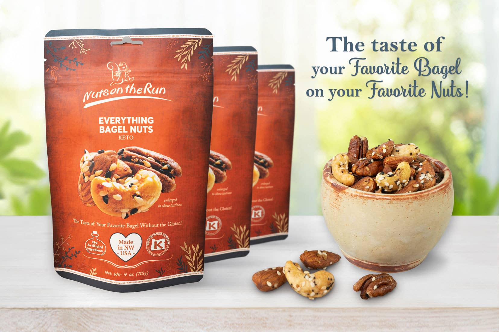 Nuts On The Run - Wholesale Nuts - Everything Bagel Nuts1