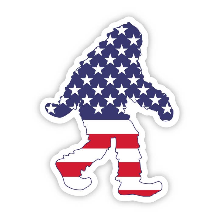 Big Moods - Wholesale Sticker - Bigfoot Sticker - 4th of July