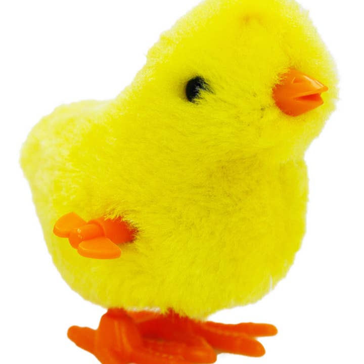 Cap Zone - Wholesale Wind-Up Toy - Kids - Baby Chick Wind-Up Clockwork Plushie Doll Toy2