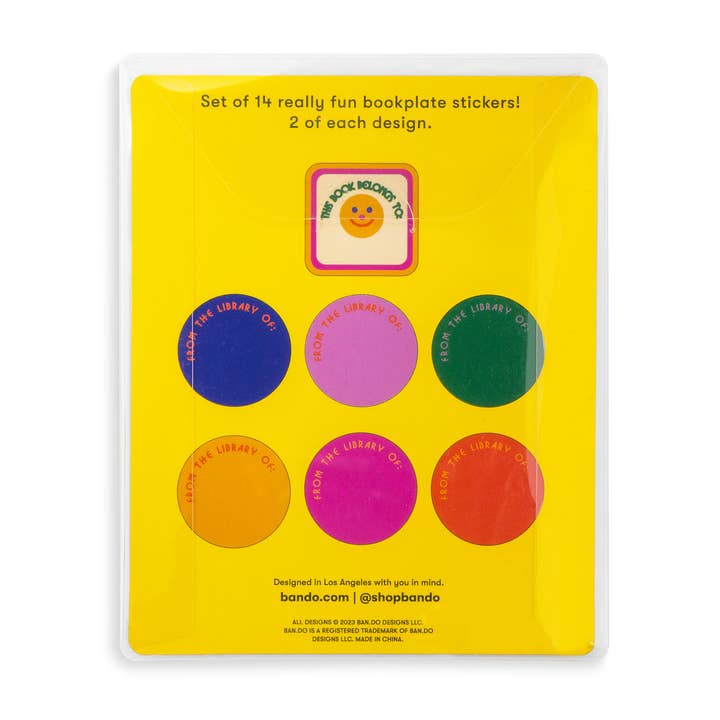 Ban.do - Wholesale Book Plate - Book Plates, Assorted0
