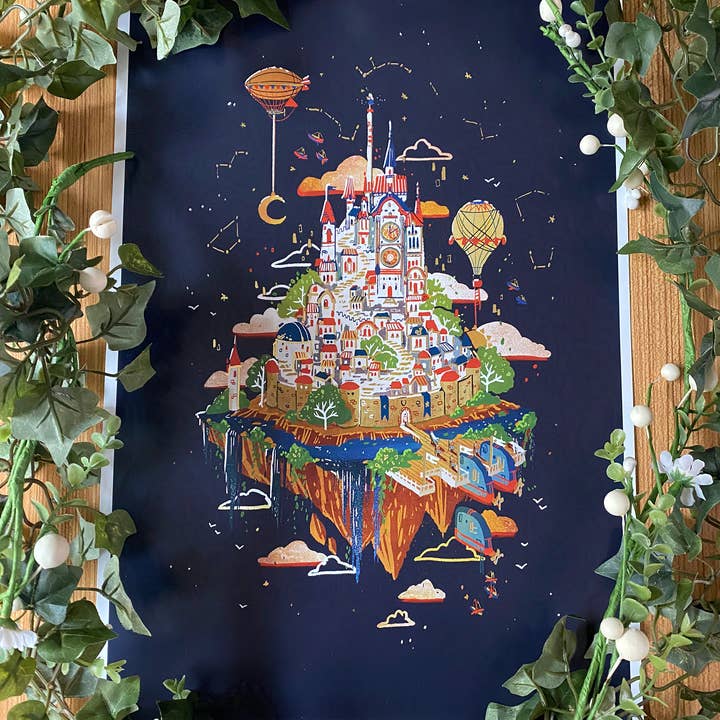 Constellation's Keep: Night Edition Art Print for wholesale by ginkgo house