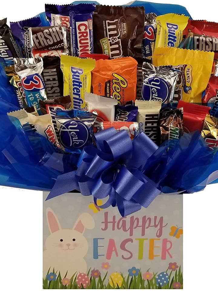 Easter Bunny Gift Box - Chocolate Candy Bouquet for wholesale by So Sweet of You