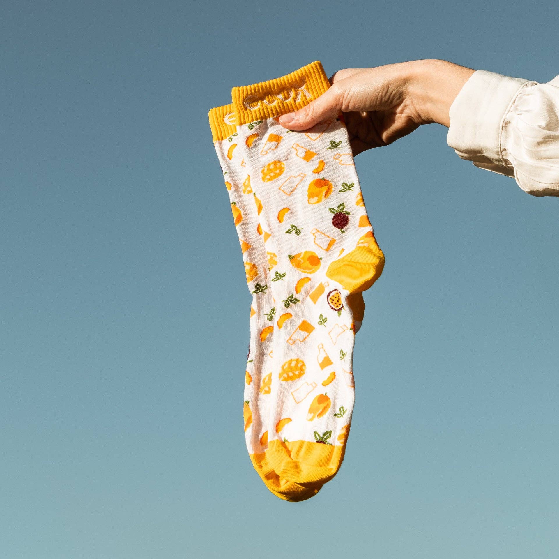 Ecoxperience – Engroshandel Strømper - Unisex – Caribbean sokker (orange)2