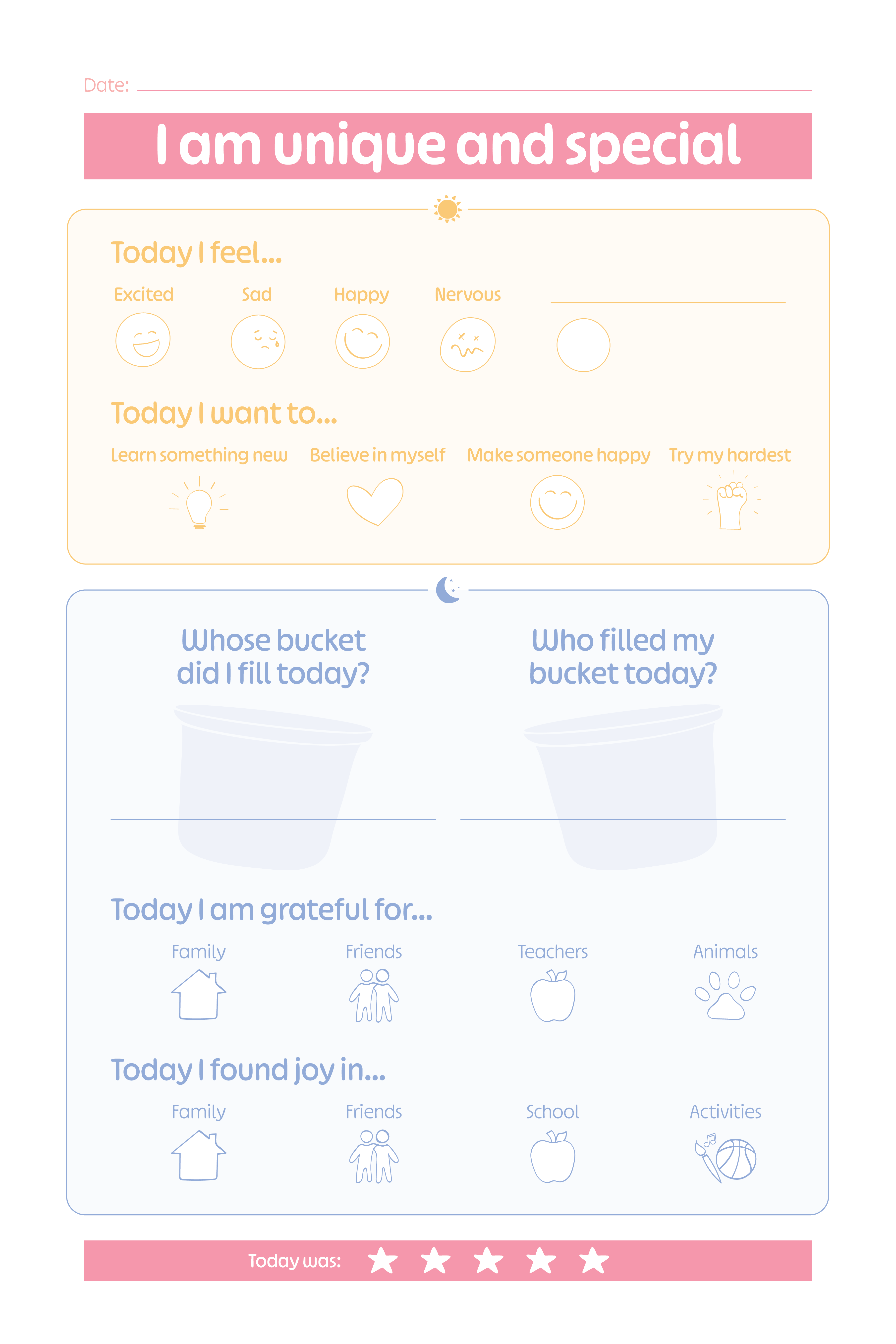 Sunshine & Agape - Vente Journal intime – enfant - Journal de gratitude de la famille Smiley - Collection complète1