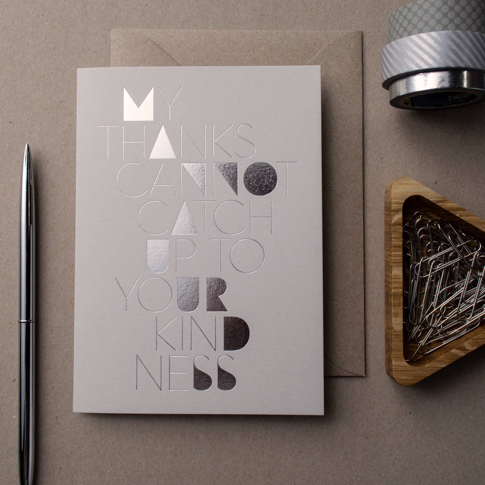 Dear Beni - Wholesale Thank You Card - My Thanks A6 Folded Card2