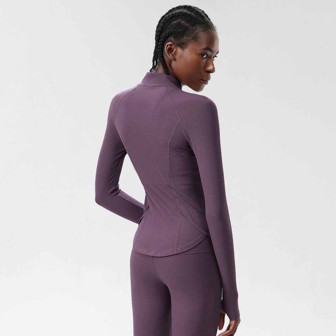 Sodalemon – wholesale Sportjacka - Dam – Damjacka med hög krage och midjeformande funktion för yoga och löpning9