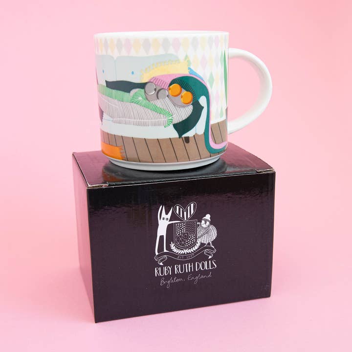 Ruby Ruth Dolls - Wholesale Coffee Mug - Illustrated mug0