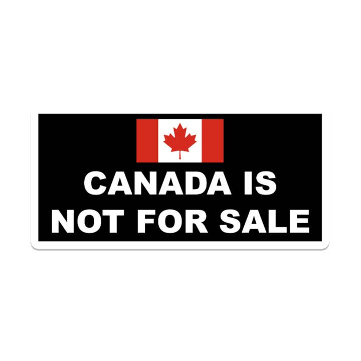 Kanada nicht zu verkaufen | Politik | Wasserfester Aufkleber für den Großhandel von SlapPolitics Stickers