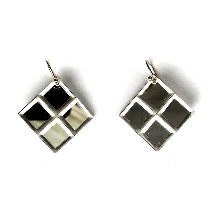 Boucles d'oreilles mosaïque pour la vente par Mim Té
