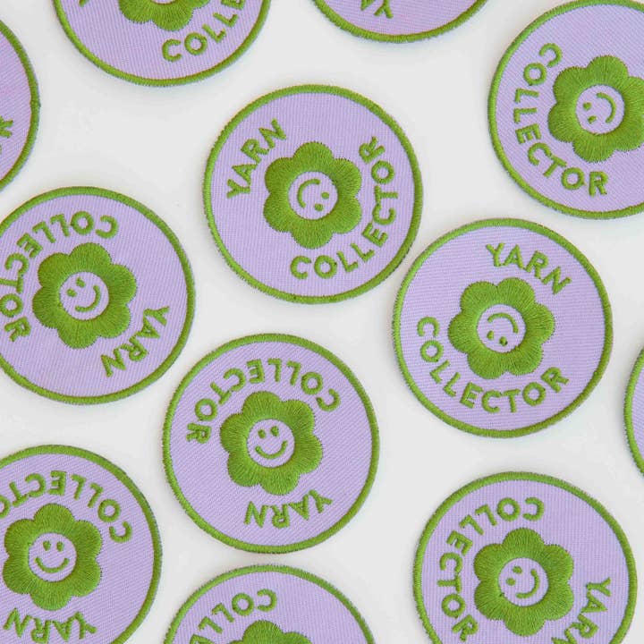 Sarah Hearts - Wholesale Patch - Yarn Collector Iron-On Patch2