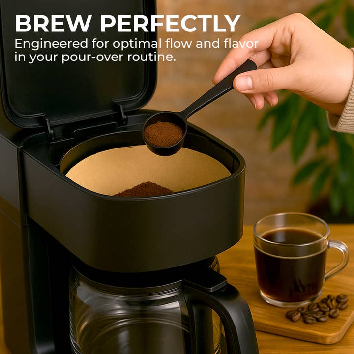 Kaffe - Wholesale Coffee filter - Organic Cone Coffee Filters #4 (100 Pack) - Natural Brown2