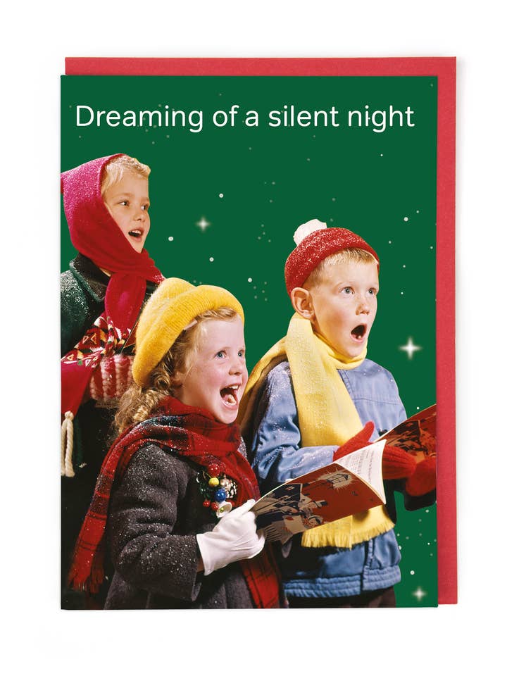 Silent Night kerstkaart voor wholesale door Cath Tate Cards