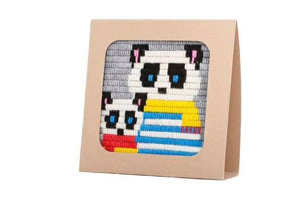 SOZO DIY - Wholesale DIY Craft Kit - SOZO DIY - Panda Picture Frame Needle Point Kit0