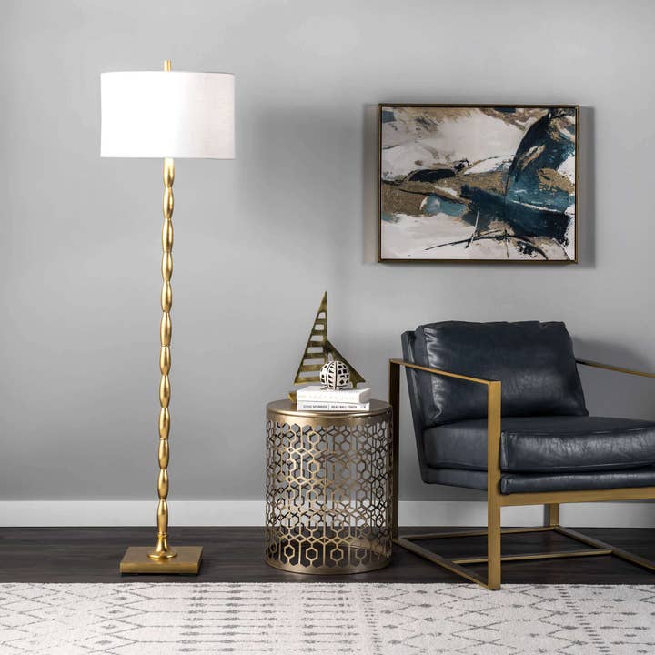 Brass Andria 65" Iron Floor Lamp for wholesale on Faire