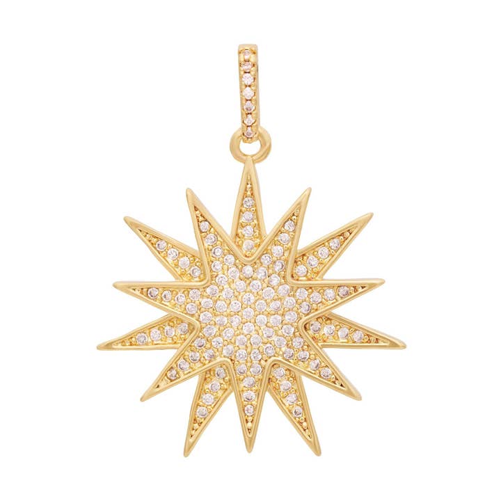 Shining Star Charm - Gold for wholesale by The Ends