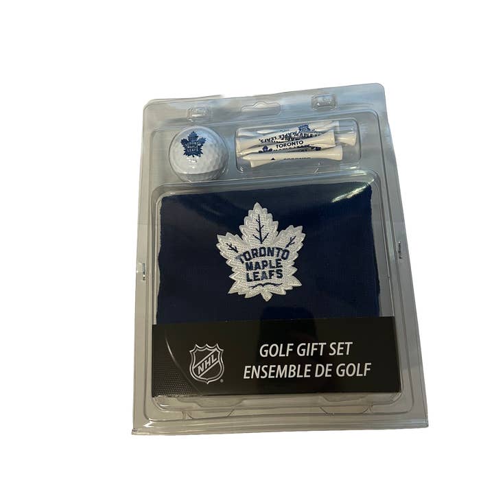 Towel, Ball, Tees Gift Set Toronto Maple Leafs for wholesale by CaddyPro Golf Products Ltd.