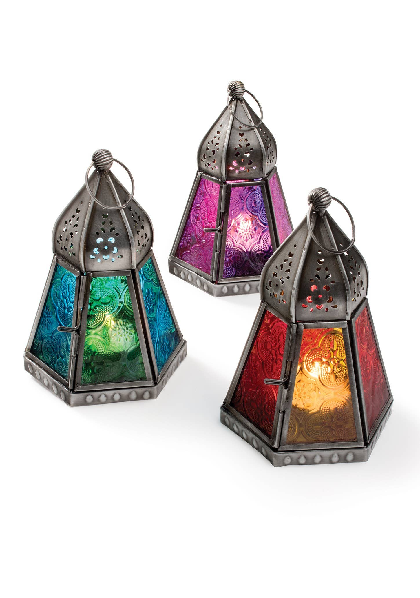 Namaste - Wholesale Lantern - Moroccan Lantern, Zinc Finish