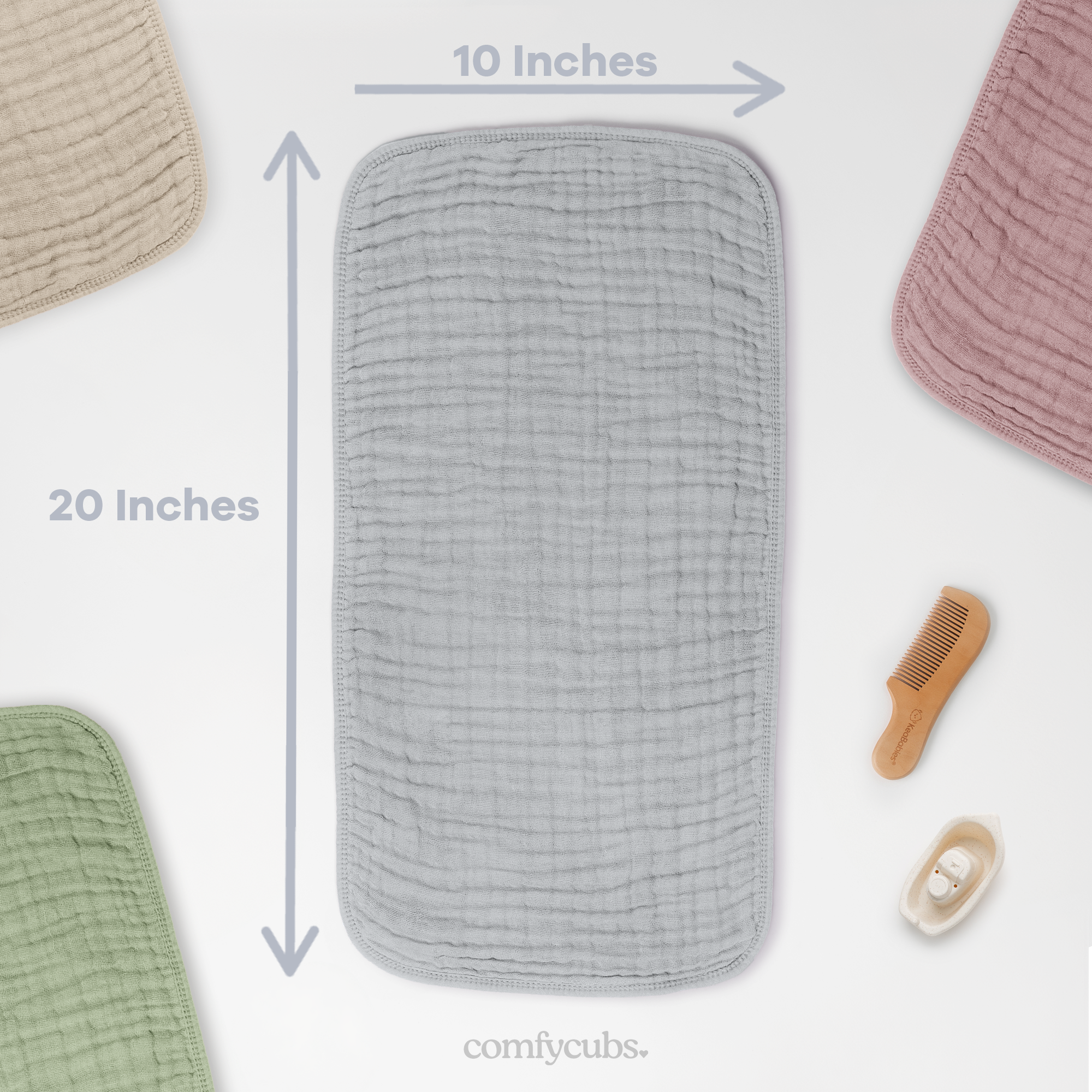 Comfy Cubs - Wholesale Burp Cloth - Baby - Baby Burp Cloths - 100% Muslin Cotton by Comfy Cubs135