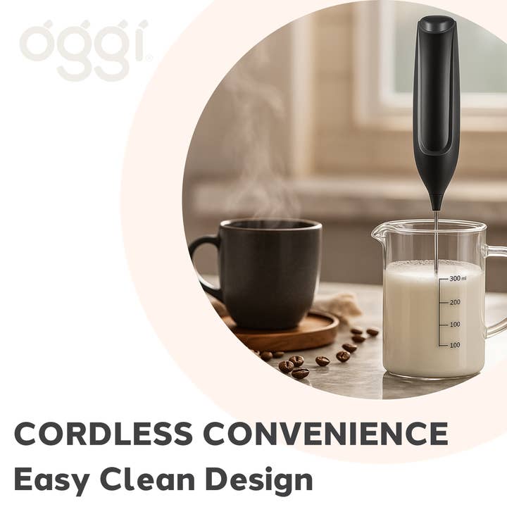 Milk Frother, Handheld - Black for wholesale on Faire5