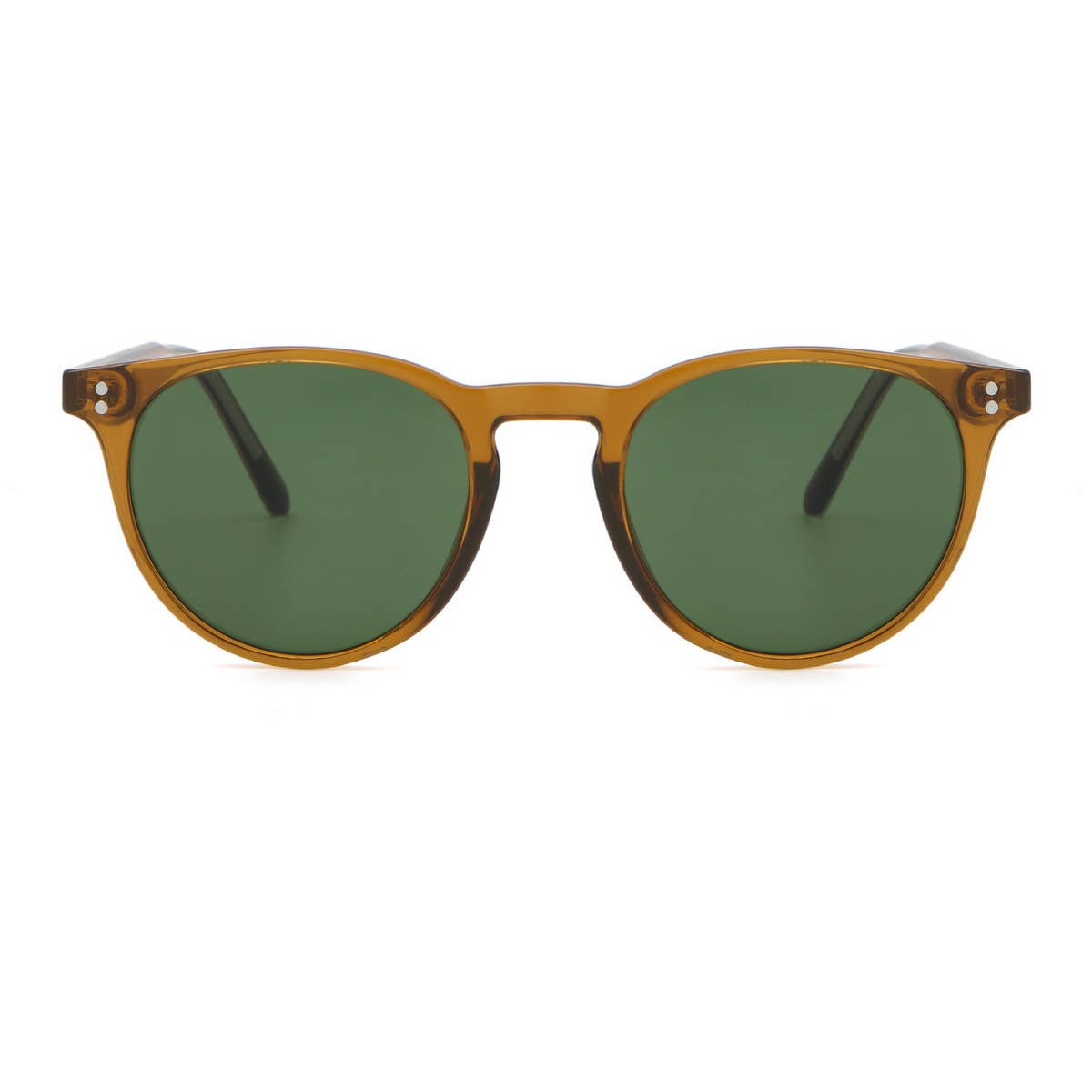 ACCITY - Wholesale Sunglasses - Unisex - FASHIONABLE FAUX ACETATE ROUND FRAME SUNGLASSES_CWASG05062