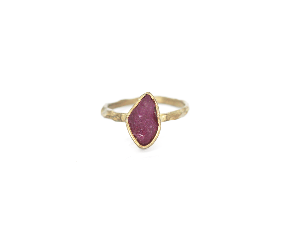 Emilie Shapiro Jewelry - Wholesale Single Stone/Solitaire Ring - Guardian Ring - Ruby2