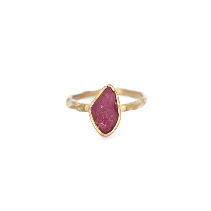 Emilie Shapiro Jewelry - Wholesale Single Stone/Solitaire Ring - Guardian Ring - Ruby2