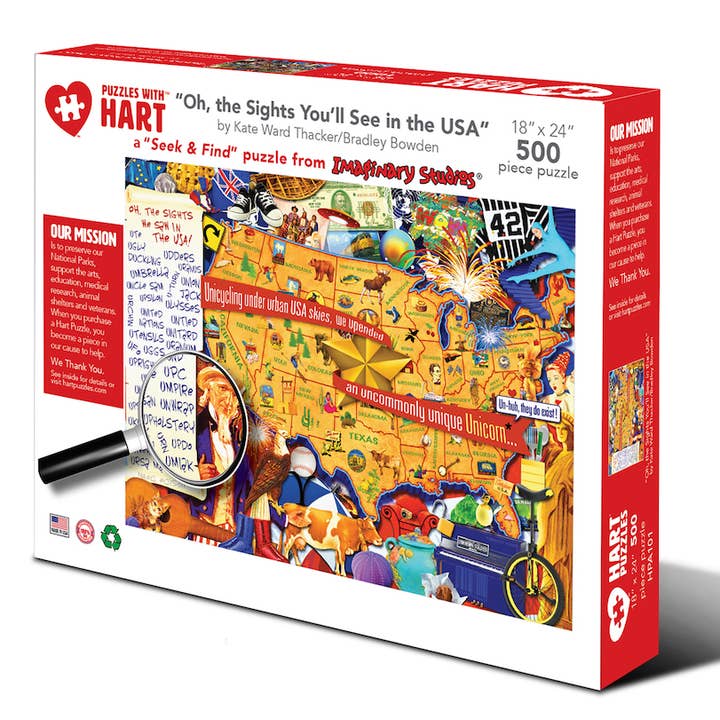 USA for wholesale by Hart Puzzles