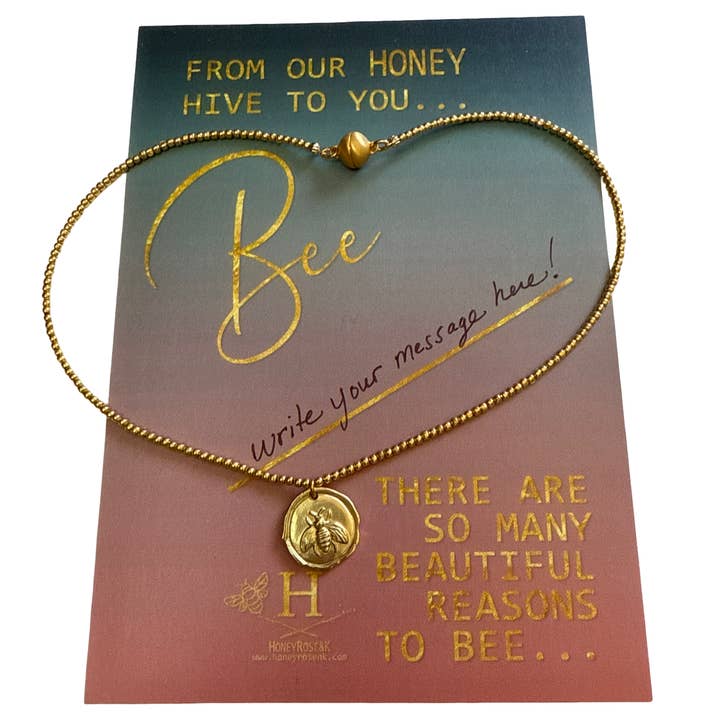 Bee Du Halsband för wholesale av Honey Rose & K Jewelry